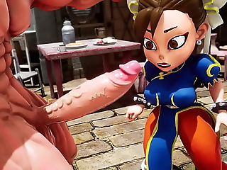 ChunLi regarding chunky fight(street tough guy